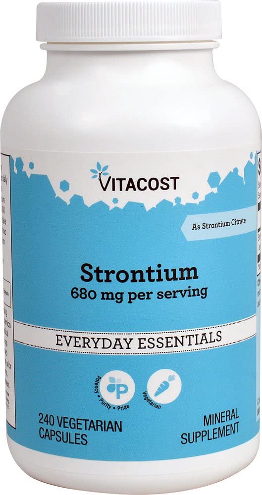Strontium - 340 mg , 120 buc