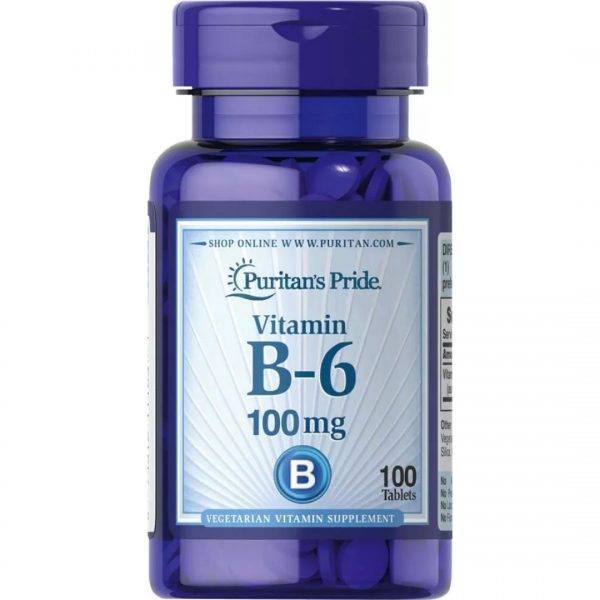 Vitamina B6 100 mg 100 buc