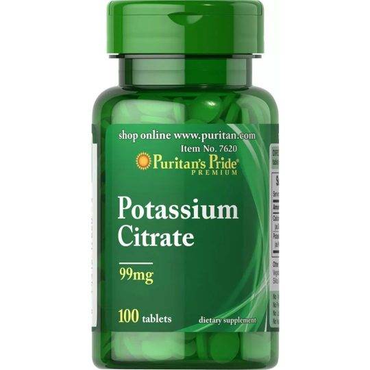 Citrat de potasiu 99 mg 100 buc