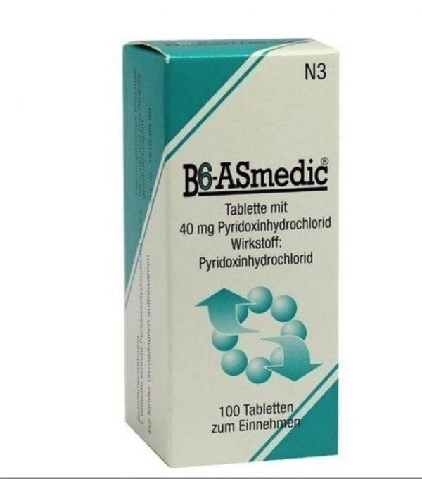 Vitamina B6 40 mg 100 buc