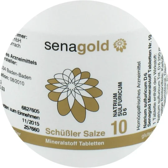 Sare Schussler No, 10 Natrium sulfuricum D6 (400buc) (calitate germana )