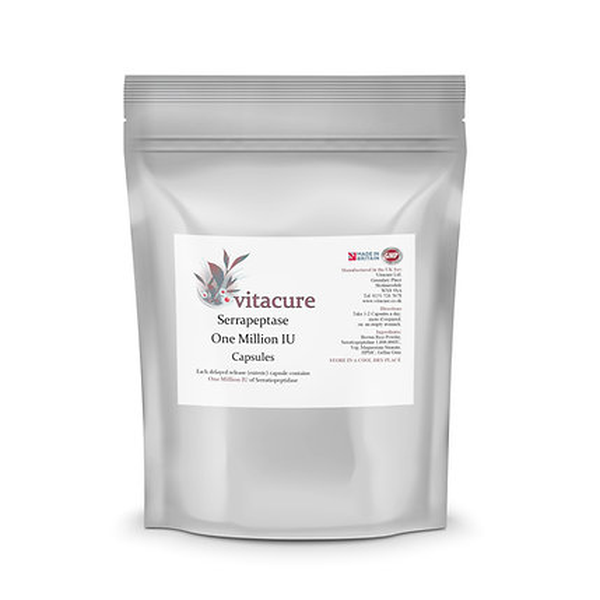 Serrapeptase Ultimate Strength 1 milion UI cu eliberare întârziată capsule cu eliberare întârziată 30 buc.