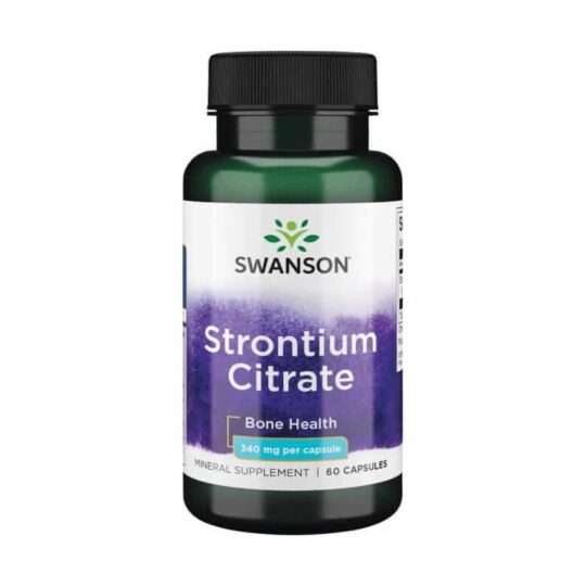 SWANSON Citrat de stronțiu (60pcs.340mg/caps..)