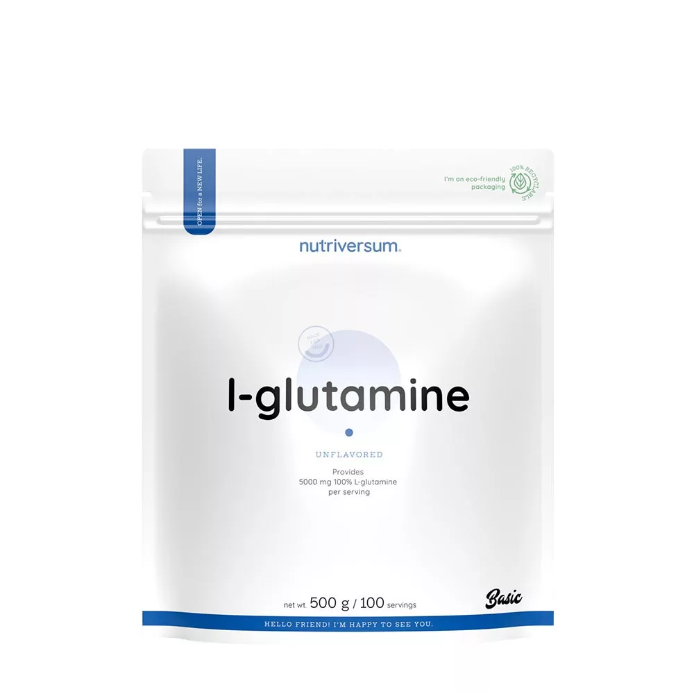 Nutriversum 100% L-Glutamină 500 g – Fără aromă