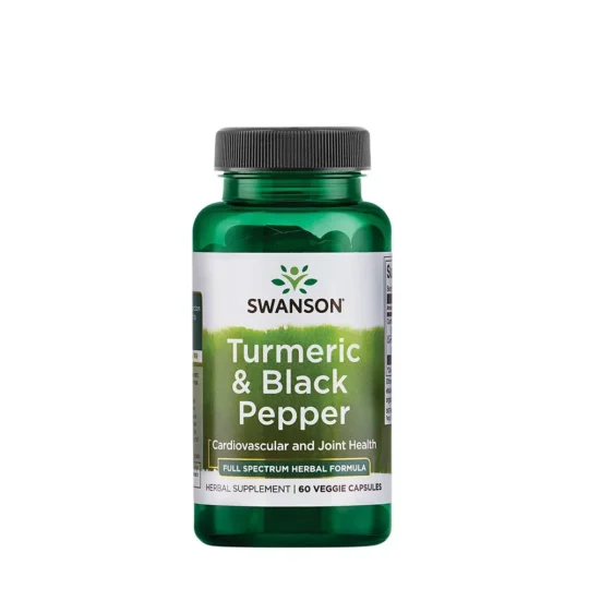 Swanson Turmeric & Black Pepper, 60