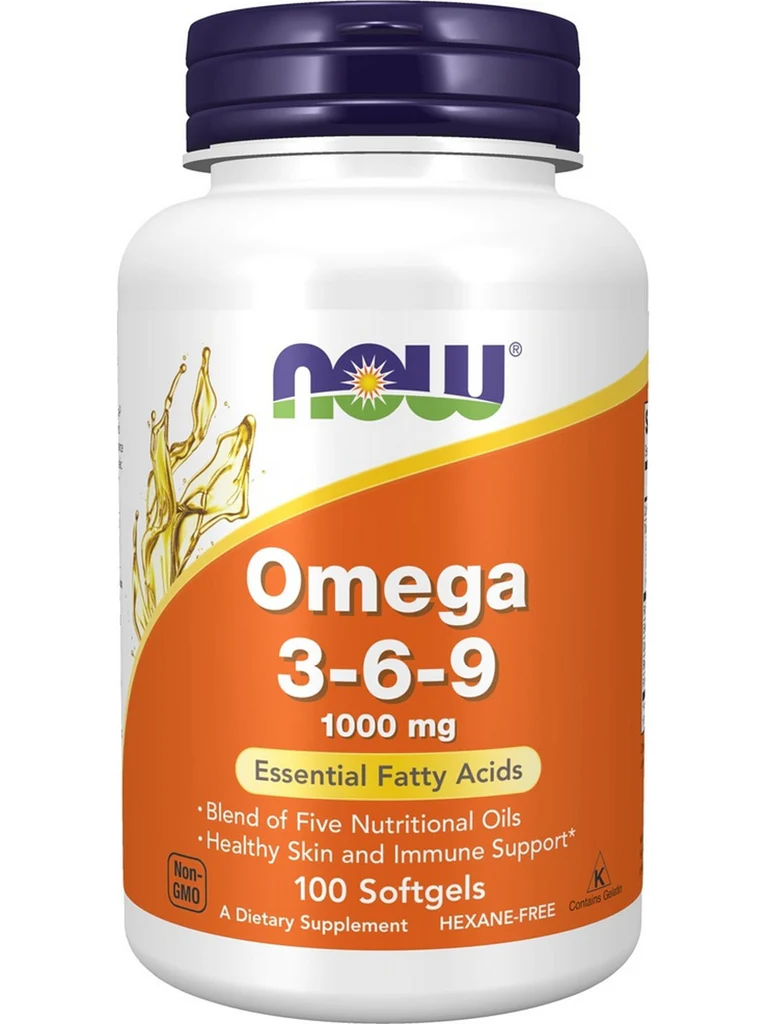 NOW Foods Omega 3-6-9 1000 mg 100 capsule moi