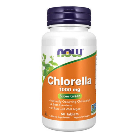 Now Foods Chlorella 1000 mg 60 tablete