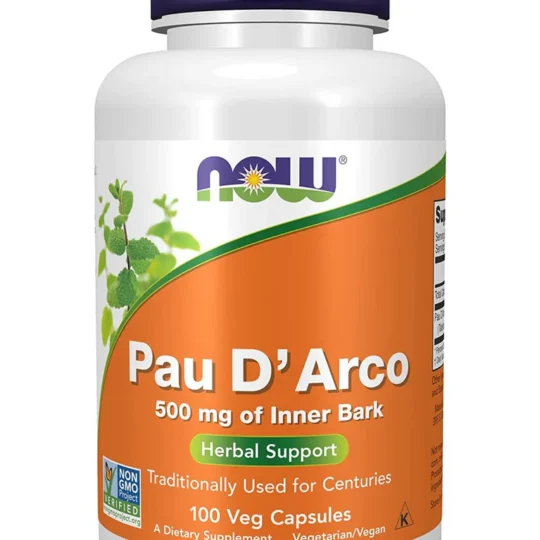 NOW Foods Pau D’Arco 500 mg 100 capsule vegetale