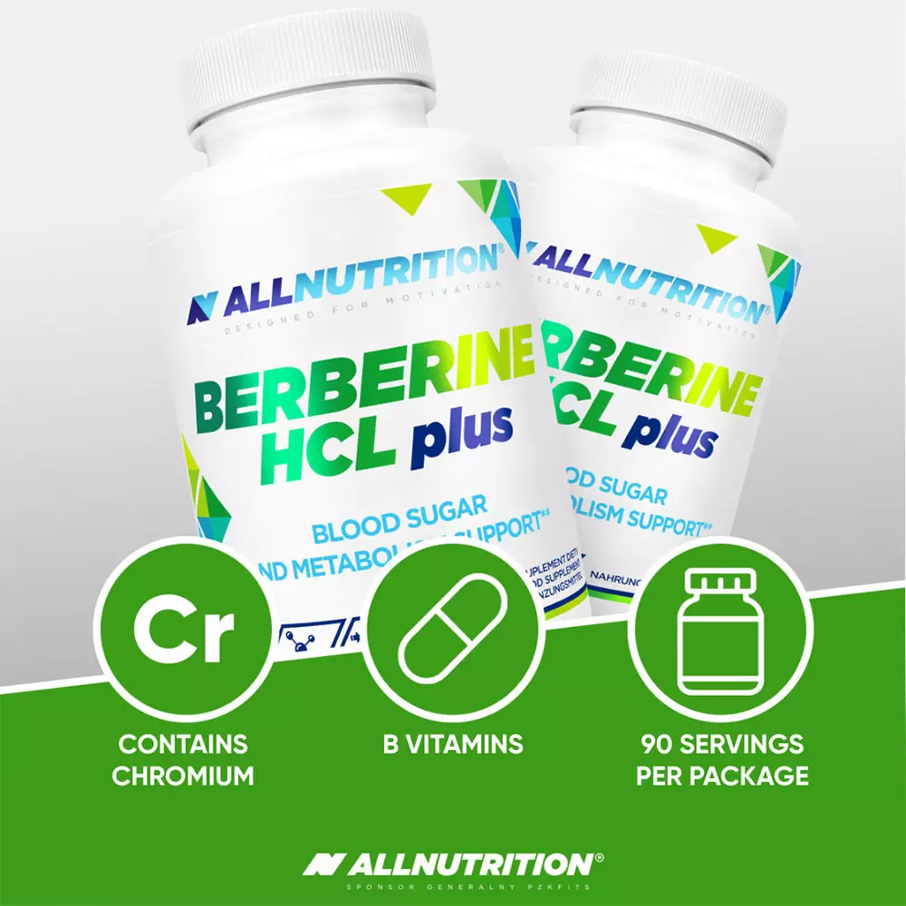 ALLNUTRITION Berberin HCl Plus – 90 capsule 1 ALLNUTRITION Berberin HCl Plus – 90 capsule