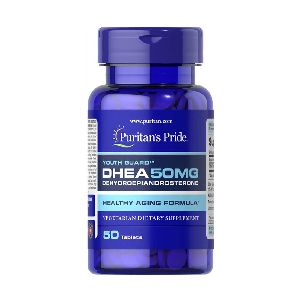 dhea-dehidroepiandrosteron-25-mg-puritans-pride-100-tablete-894266 DHEA 50 mg Puritan’s Pride, 50 tablete. Fiecare tabletă furnizează 50 mg de dehidroepiandrosteron. Vezi compoziția, modul de administrare și avertismentele produsului.