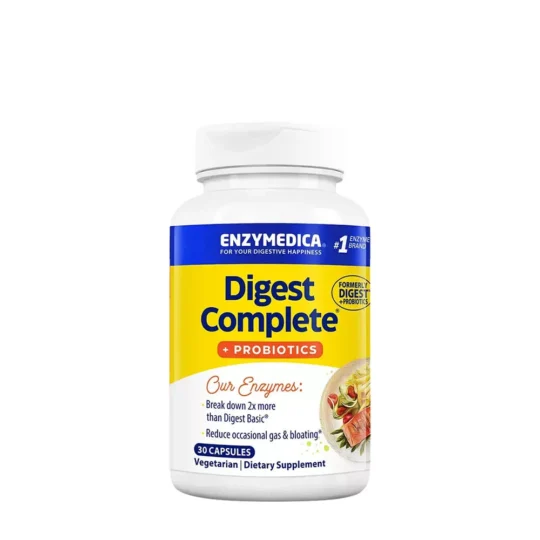 Enzymedica Digest Complete + Probiotice – Enzime digestive cu probiotice, 90 capsule